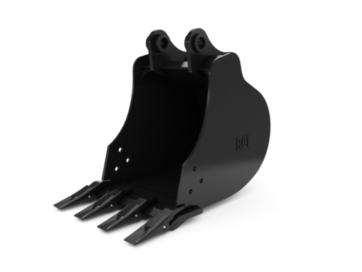 Buckets - Excavator - 457 mm (18 in), 82 L (2.9 ft3), Pin On, 40 mm (1.6 in)