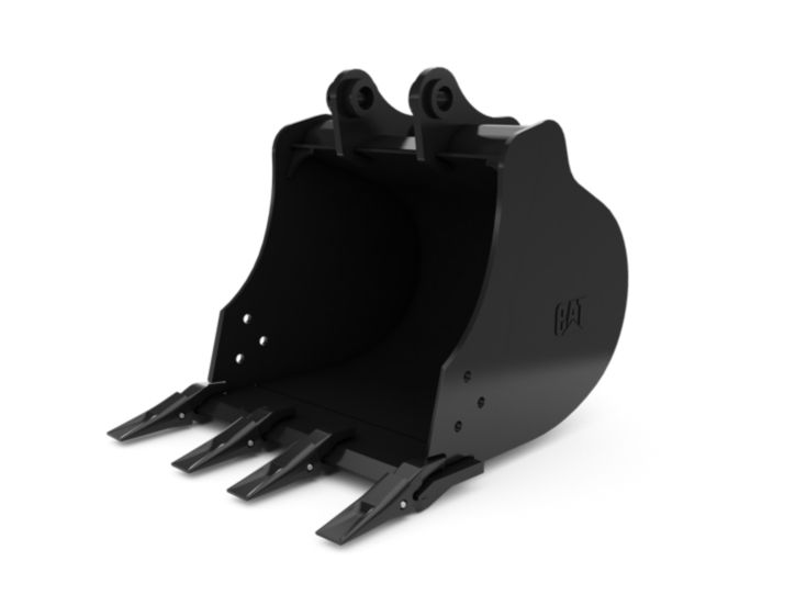 Buckets - Excavator - 619 mm (24 in), 119 L (4.2 ft3), Pin On, 40 mm (1.6 in)