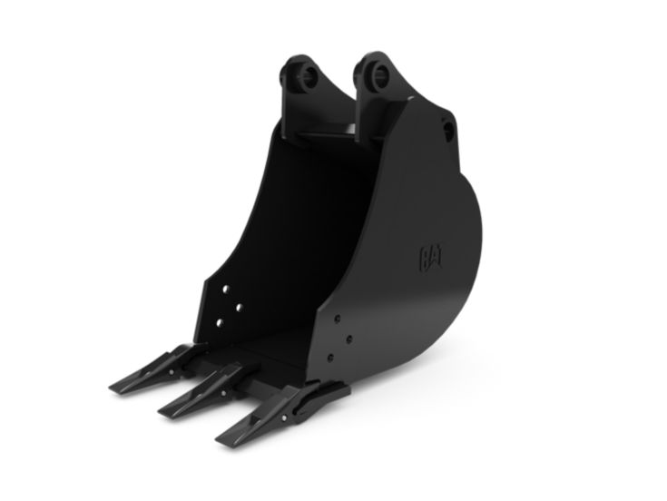 Buckets - Excavator - 406 mm (16 in), 76 L (2.7 ft3), Pin On, 45 mm (1.8 in)