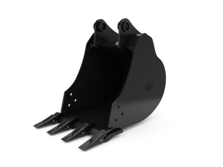 Buckets - Excavator - 508 mm (20 in), 102 L (3.6 ft3), Pin On, 45 mm (1.8 in)