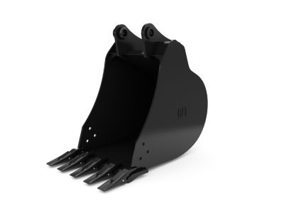 Heavy Duty Capacity Buckets - Mini Excavator - 508 mm (20 in), 144 L (5.1 ft3), Pin On, 40 mm (1.6 in)