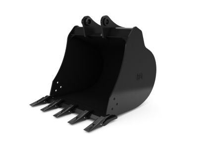 Heavy Duty Capacity Buckets - Mini Excavator - 762 mm (30 in), 241 L (8.5 ft3), Pin On, 40 mm (1.6 in)