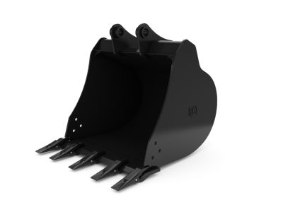 Heavy Duty Capacity Buckets - Mini Excavator - 762 mm (30 in), 241 L (8.5 ft3), Pin On, 45 mm (1.8 in)