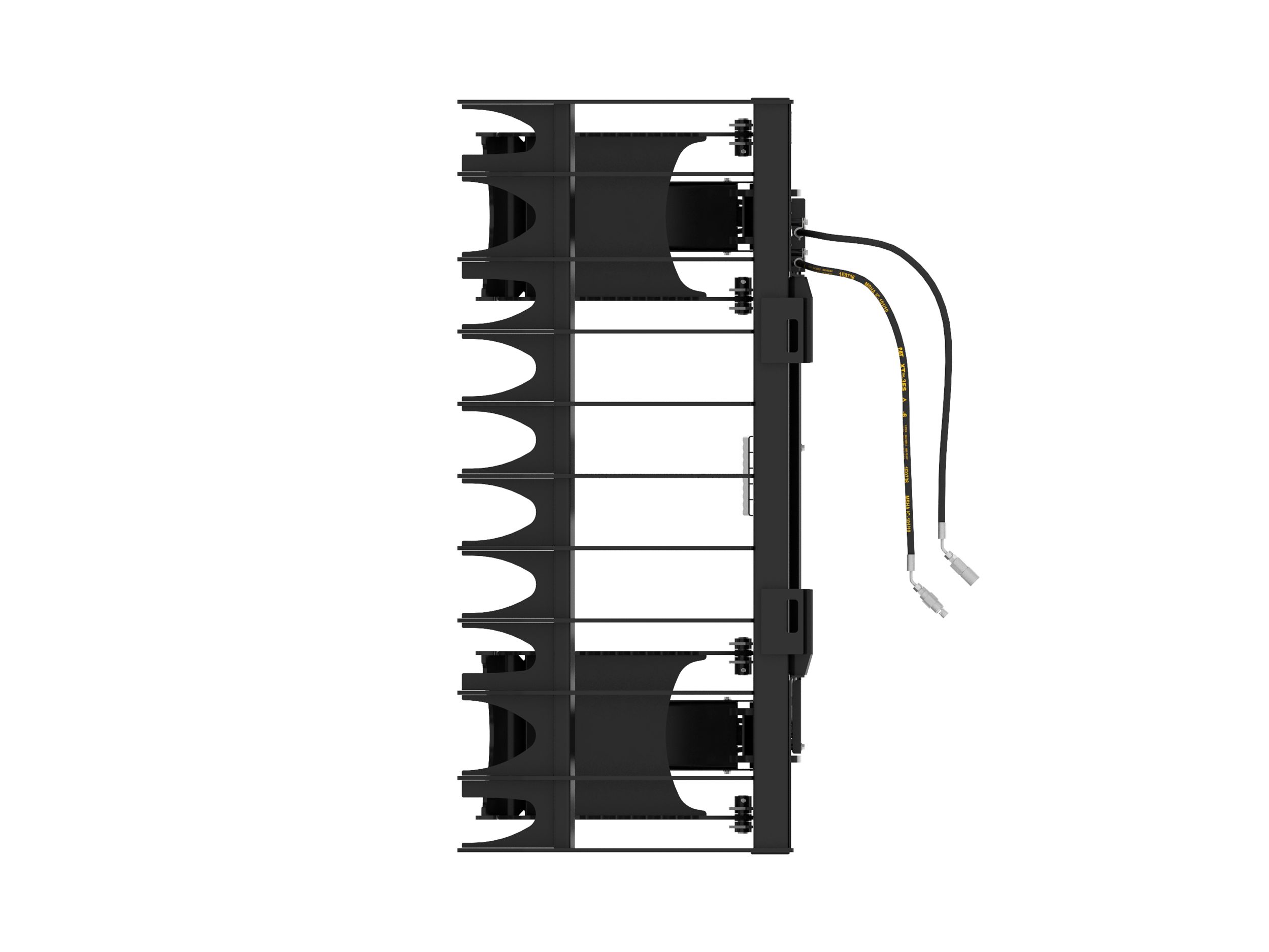 2137 mm (84 in) Industrial Grapple Rake