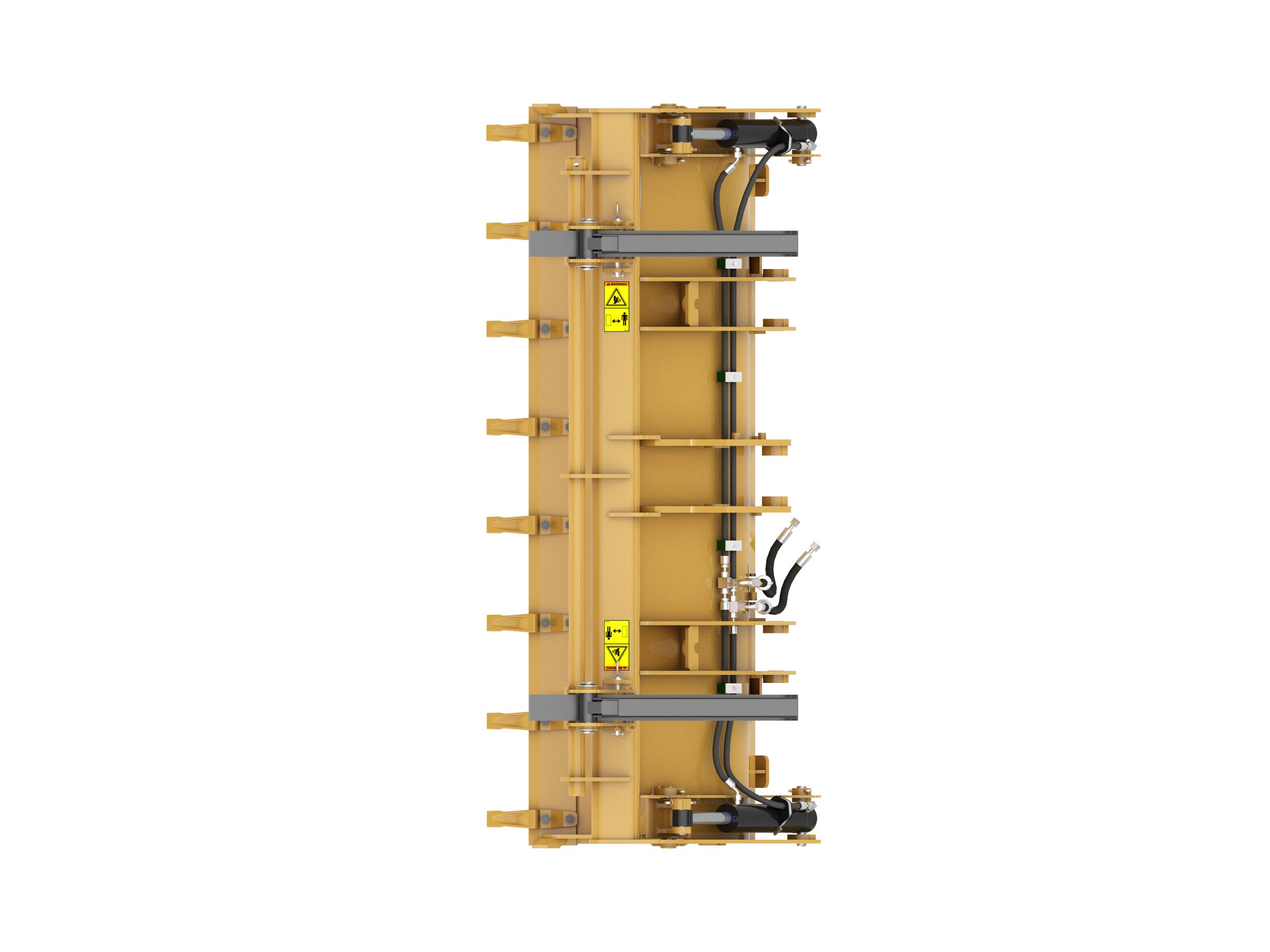 Multi-Purpose Buckets 1.0 m3 (1.3 yd3), Single Tilt Pin On, Bolt-On Teeth, Forks