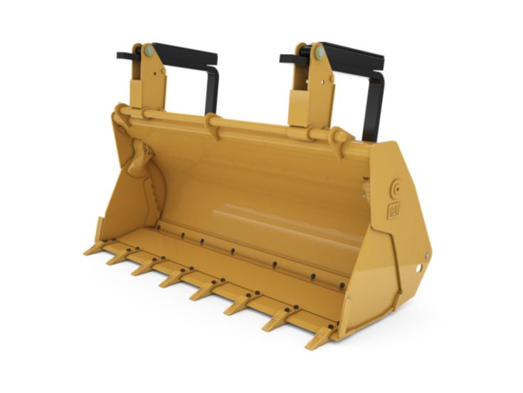 Buckets - Backhoe Front - 1.03 m3 (1.3 yd3), Single Tilt Pin On, Bolt-On Teeth, Forks