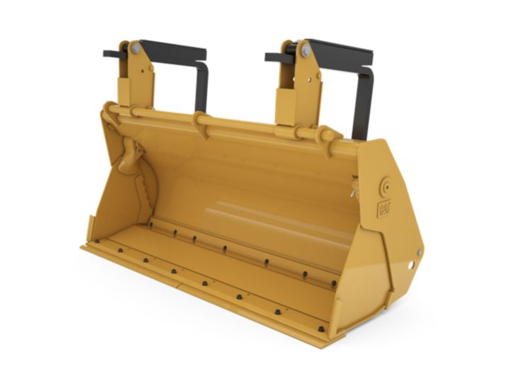 Buckets - Backhoe Front - 1.03 m3 (1.3 yd3), Single Tilt Pin On, Bolt-On Cutting Edge, Forks