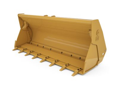 Godets - Avant de pelle chargeuse - 1,1 m3 (1,4 yd3), à claveter et à simple dévers, dents à boulonner