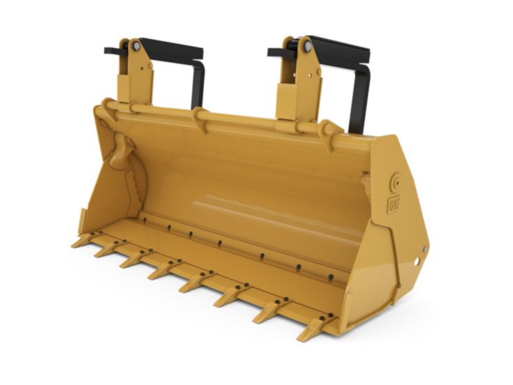 Buckets - Backhoe Front - 1.1 m3 (1.4 yd3), Single Tilt Pin On, Bolt-On Teeth, Forks