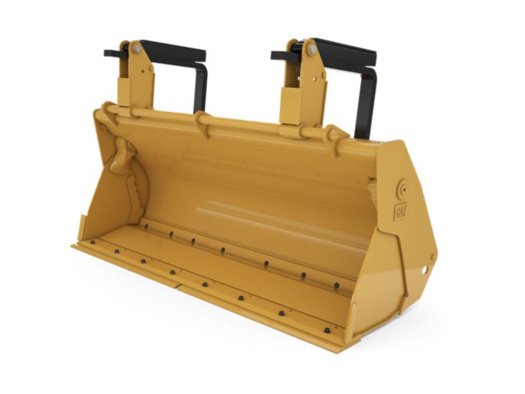 Buckets - Backhoe Front - 1.1 m3 (1.4 yd3), Single Tilt Pin On, Bolt-On Cutting Edge, Forks