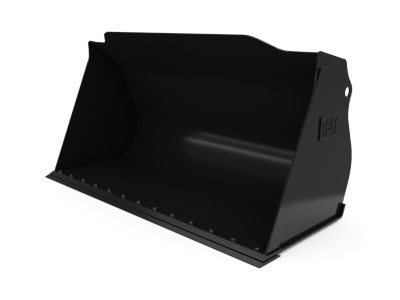 Buckets - Compact Wheel Loader - 1.0 m3 (1.3 yd3), Skid Steer Coupler, Bolt-On Cutting Edge