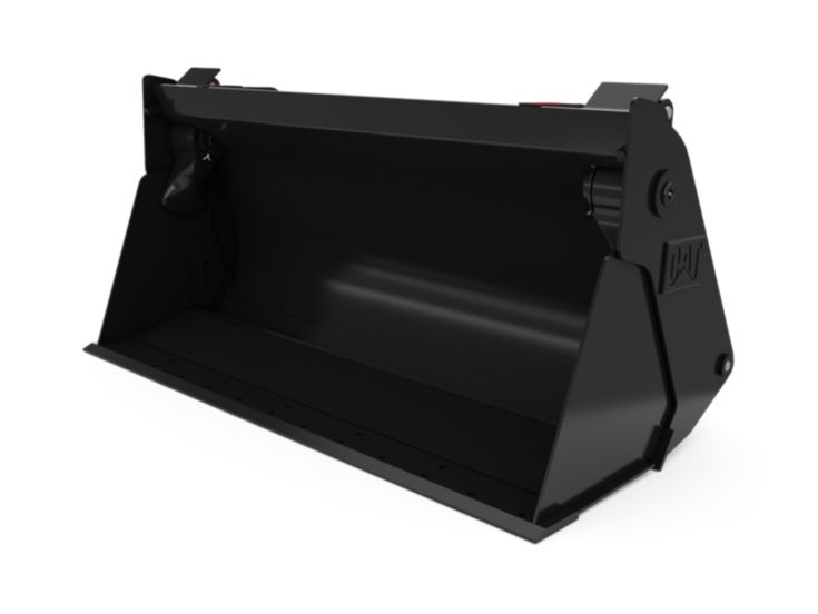 Buckets - Compact Wheel Loader - 0.6 m3 (0.8 yd3), Skid Steer Coupler, Base Edge