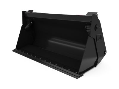 Buckets - Compact Wheel Loader - 0.6 m3 (0.8 yd3), Skid Steer Coupler, Bolt-On Cutting Edge