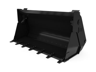 0.8 m3 (1.0 yd3), Skid Steer Coupler, Bolt-On Teeth Multi-Purpose Buckets