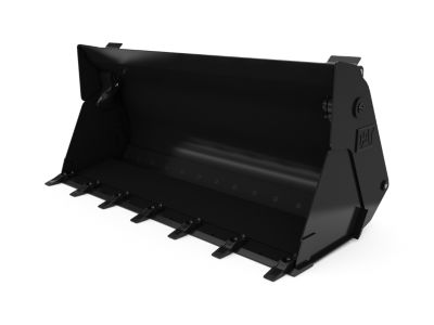 Buckets - Compact Wheel Loader - 0.9 m3 (1.2 yd3), Skid Steer Coupler, Bolt-On Teeth