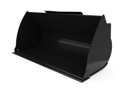 Buckets - Compact Wheel Loader - 1.9 m3 (2.4 yd3), HPL-ISO Coupler, Bolt-On Cutting Edge