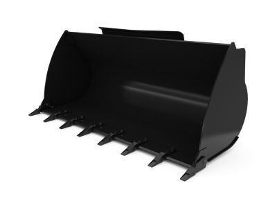 Buckets - Compact Wheel Loader - 1.4 m3 (1.8 yd3), HPL-ISO Coupler, Bolt-On Teeth