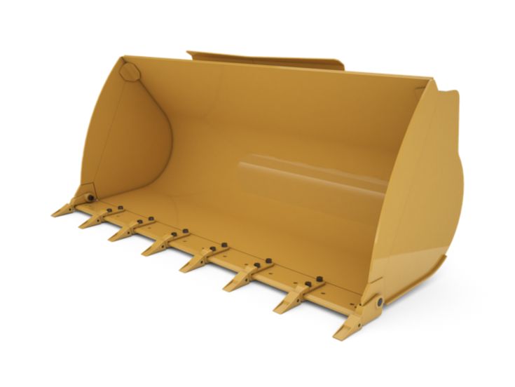 Buckets - Compact Wheel Loader - 1.5 m3 (2.0 yd3), Pin On, Bolt-On Teeth