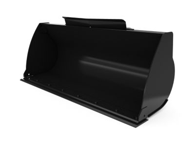 Buckets - Compact Wheel Loader - 1.3 m3 (1.7 yd3), HPL-ISO Coupler, Bolt-On Cutting Edge