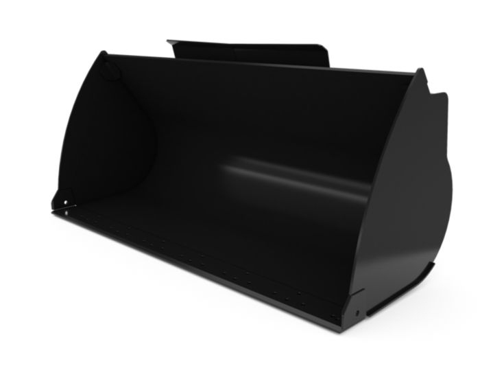 Buckets - Compact Wheel Loader - 1.6 m3 (2.1 yd3), HPL-ISO Coupler, Base Edge