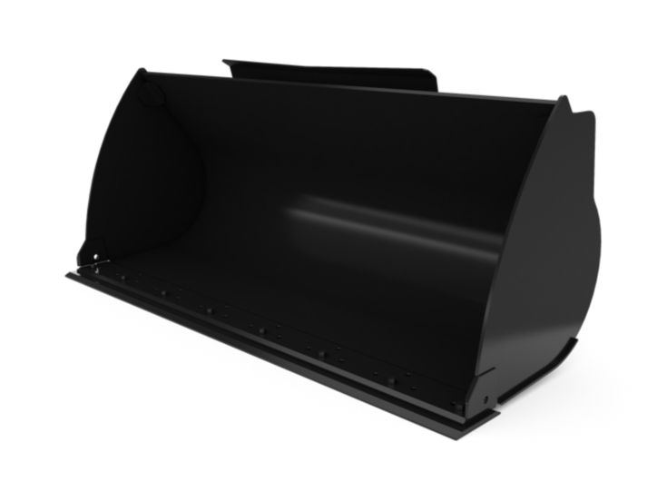 Buckets - Compact Wheel Loader - 1.5 m3 (1.9 yd3), HPL-ISO Coupler, Bolt-On Cutting Edge
