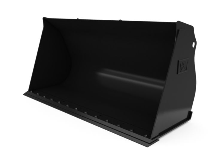 Godets - Chargeuse sur pneus compacte - 0,9 m3 (1,2 yd3), attache ISO, lame de coupe à boulonner