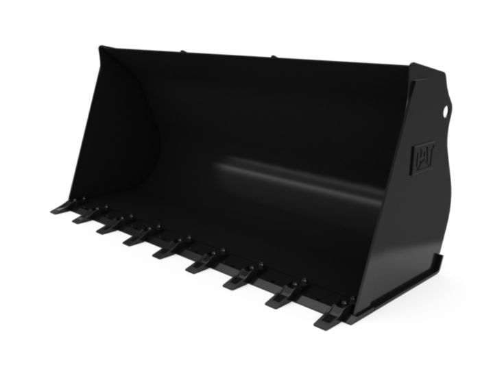 Buckets - Compact Wheel Loader - 1.0 m3 (1.3 yd3), HPL-V Coupler, Bolt-On Teeth