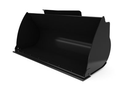 Buckets - Compact Wheel Loader - 1.7 m3 (2.2 yd3), HPL-ISO Coupler, Bolt-On Cutting Edge