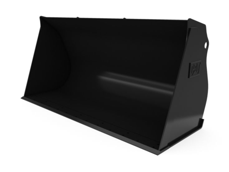 Buckets - Compact Wheel Loader - 0.9 m3 (1.2 yd3), Skid Steer Coupler, Base Edge