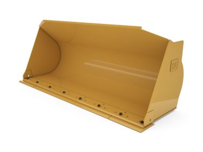 Buckets - Compact Wheel Loader - 1.4 m3 (1.8 yd3), HPL-V Coupler, Bolt-On Cutting Edge