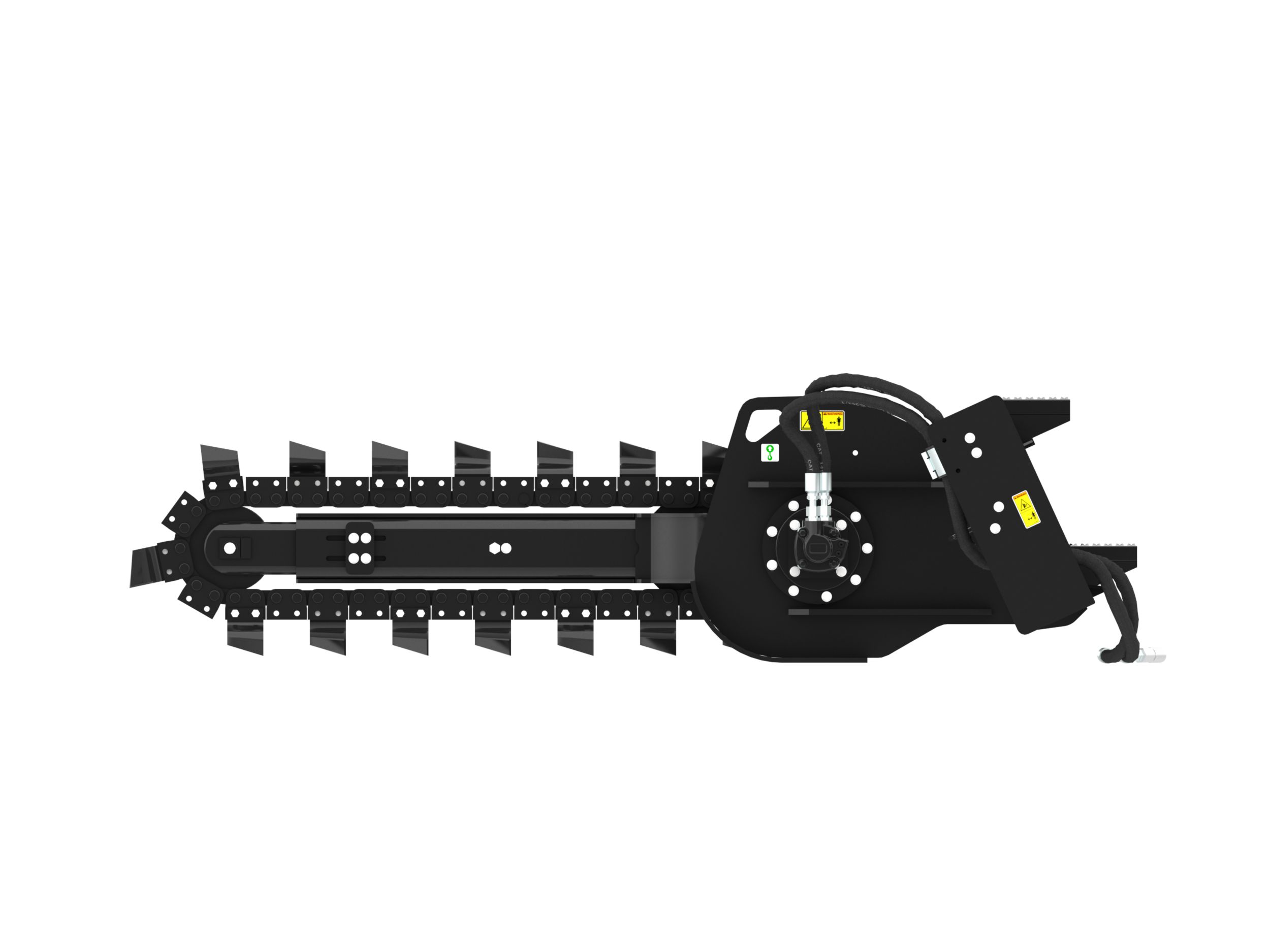 T112 Manual Trencher with standard teeth