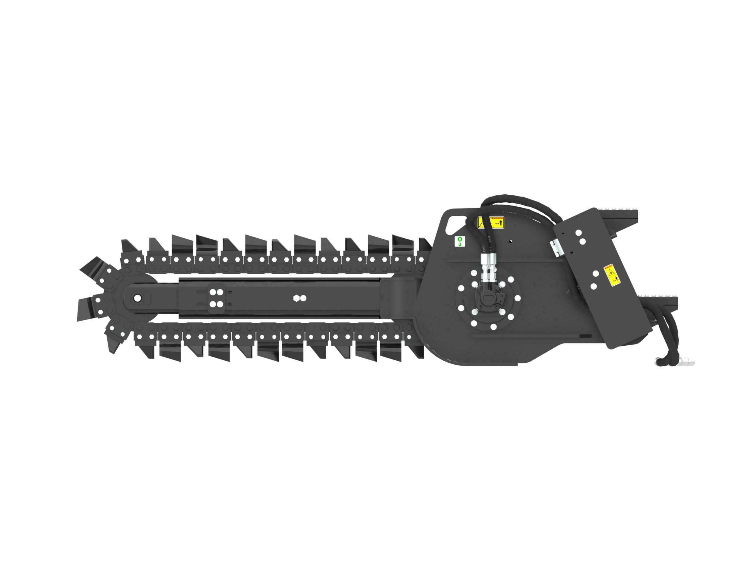 T112 Manual Trencher with combo teeth