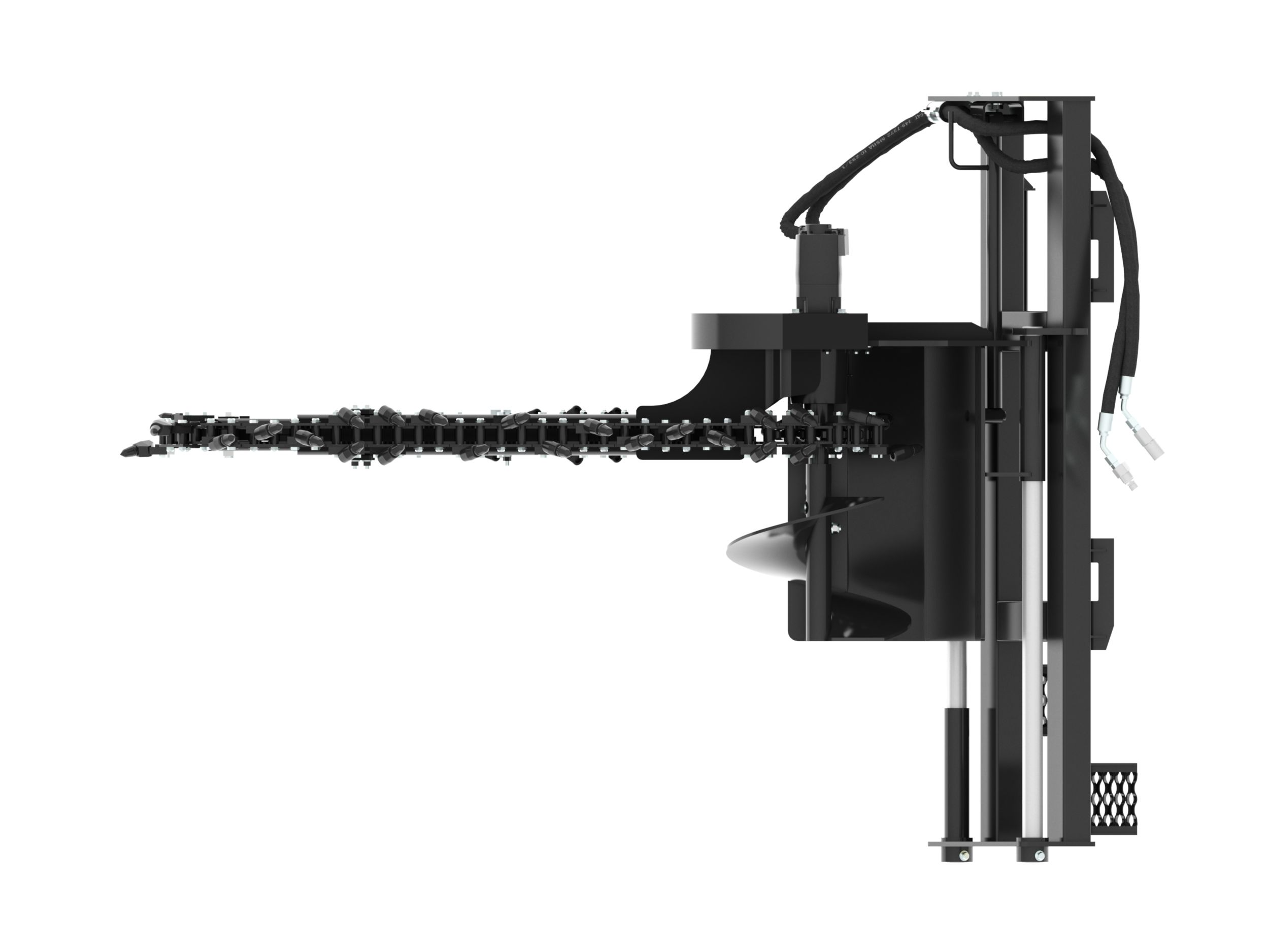 T112 Manual Trencher with rockfrost teeth