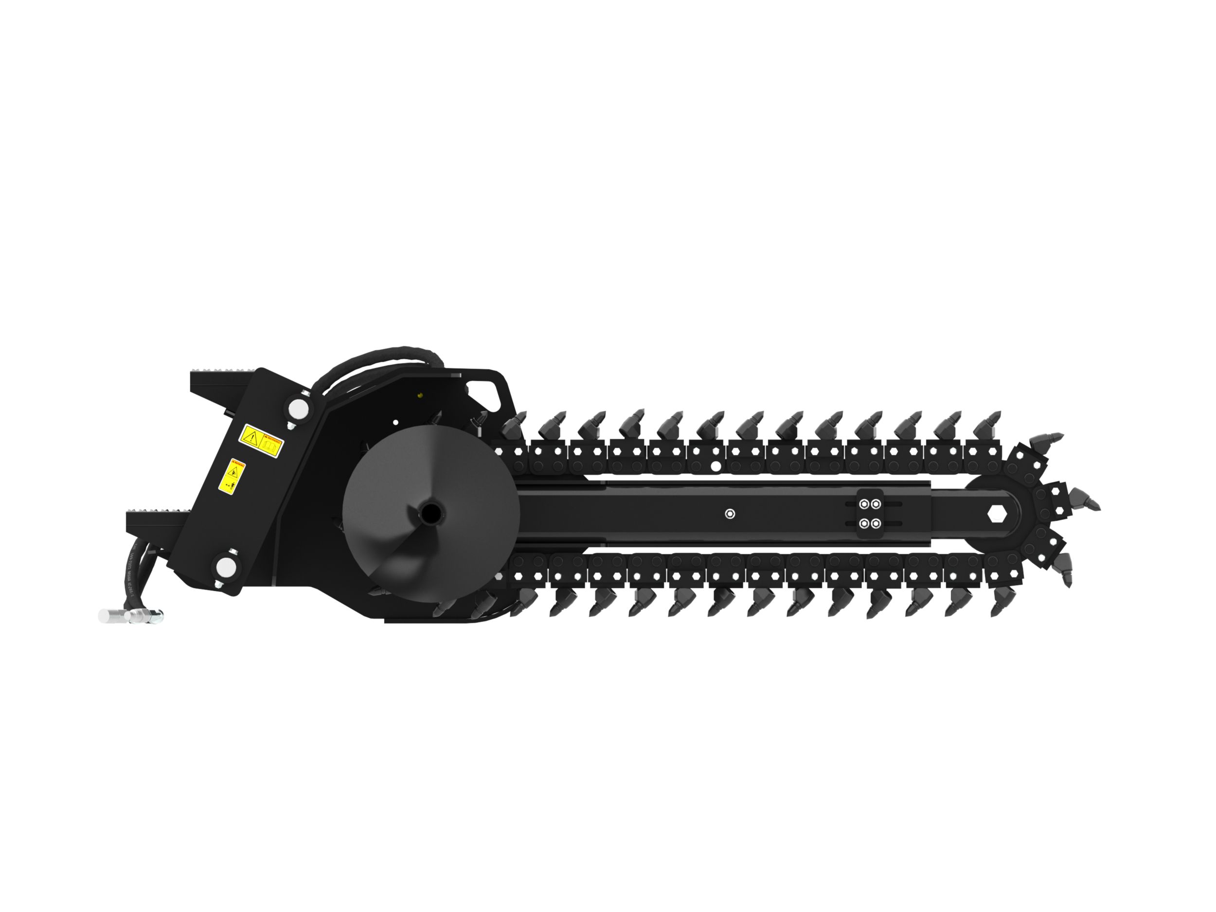 T112 Manual Trencher with rockfrost teeth