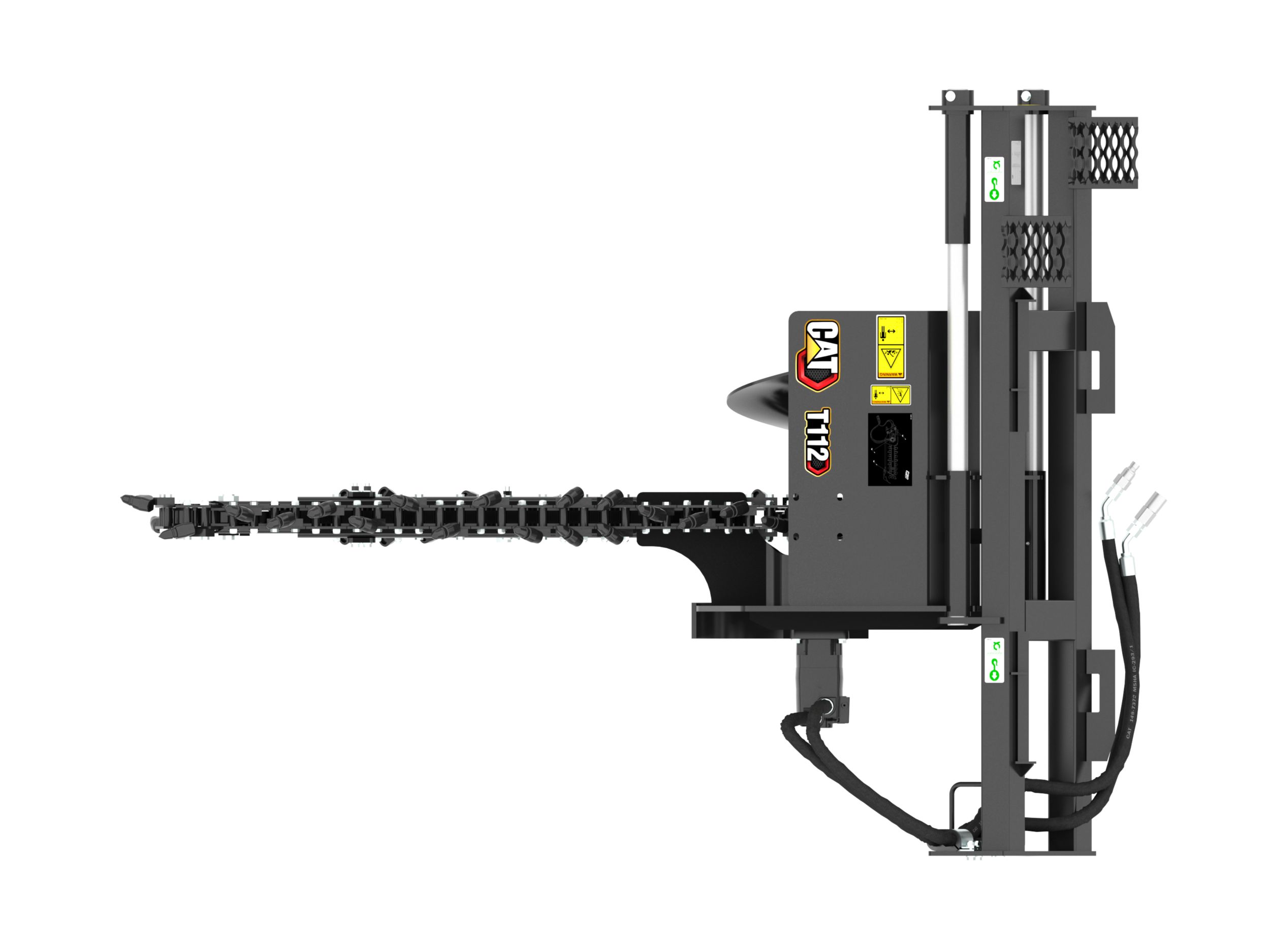 T112 Manual Trencher with rockfrost teeth