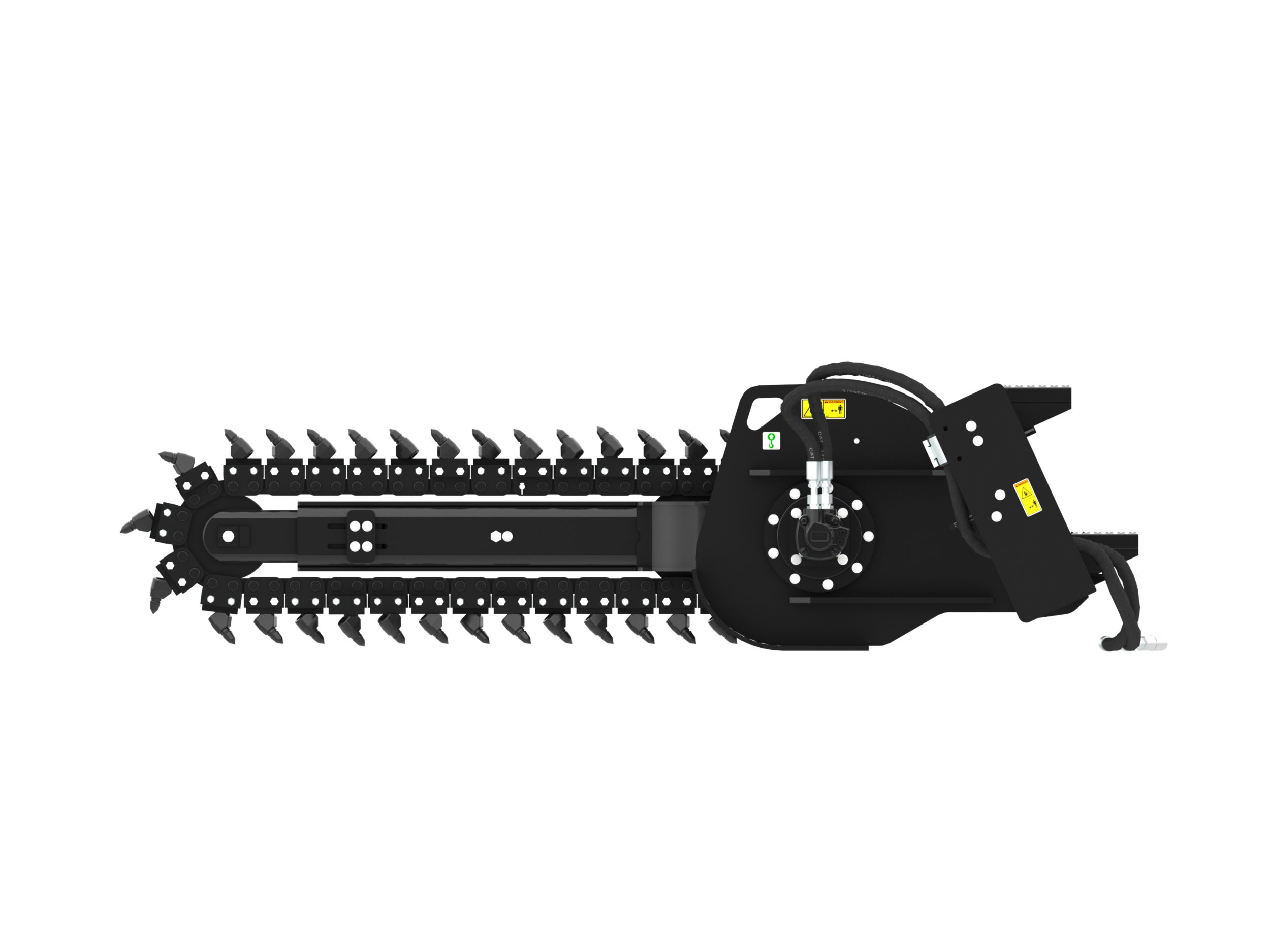 T112 Manual Trencher with rockfrost teeth