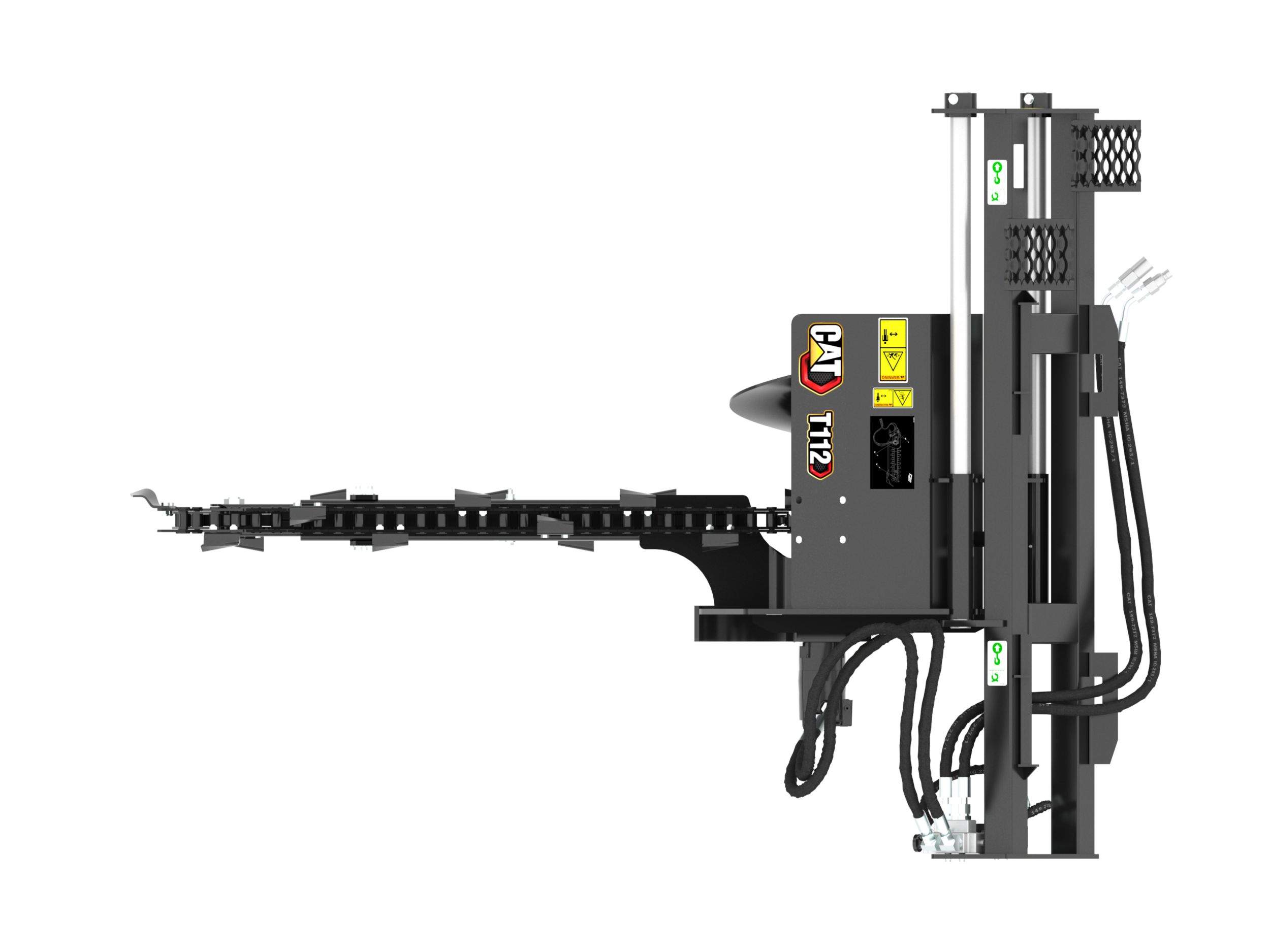 T112 Hydraulic Trencher with standard teeth