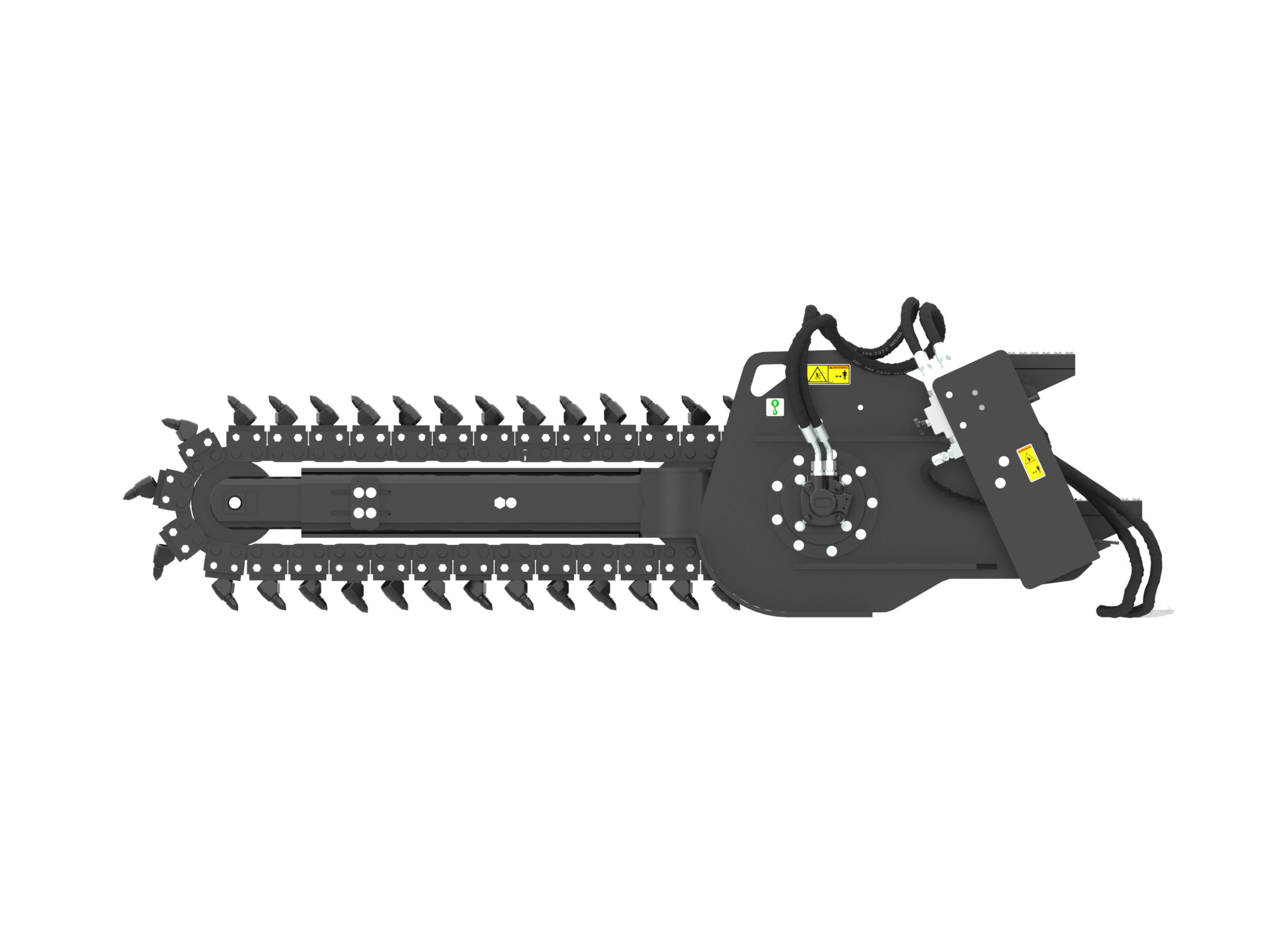 T112 Hydraulic Trencher with rockfrost teeth