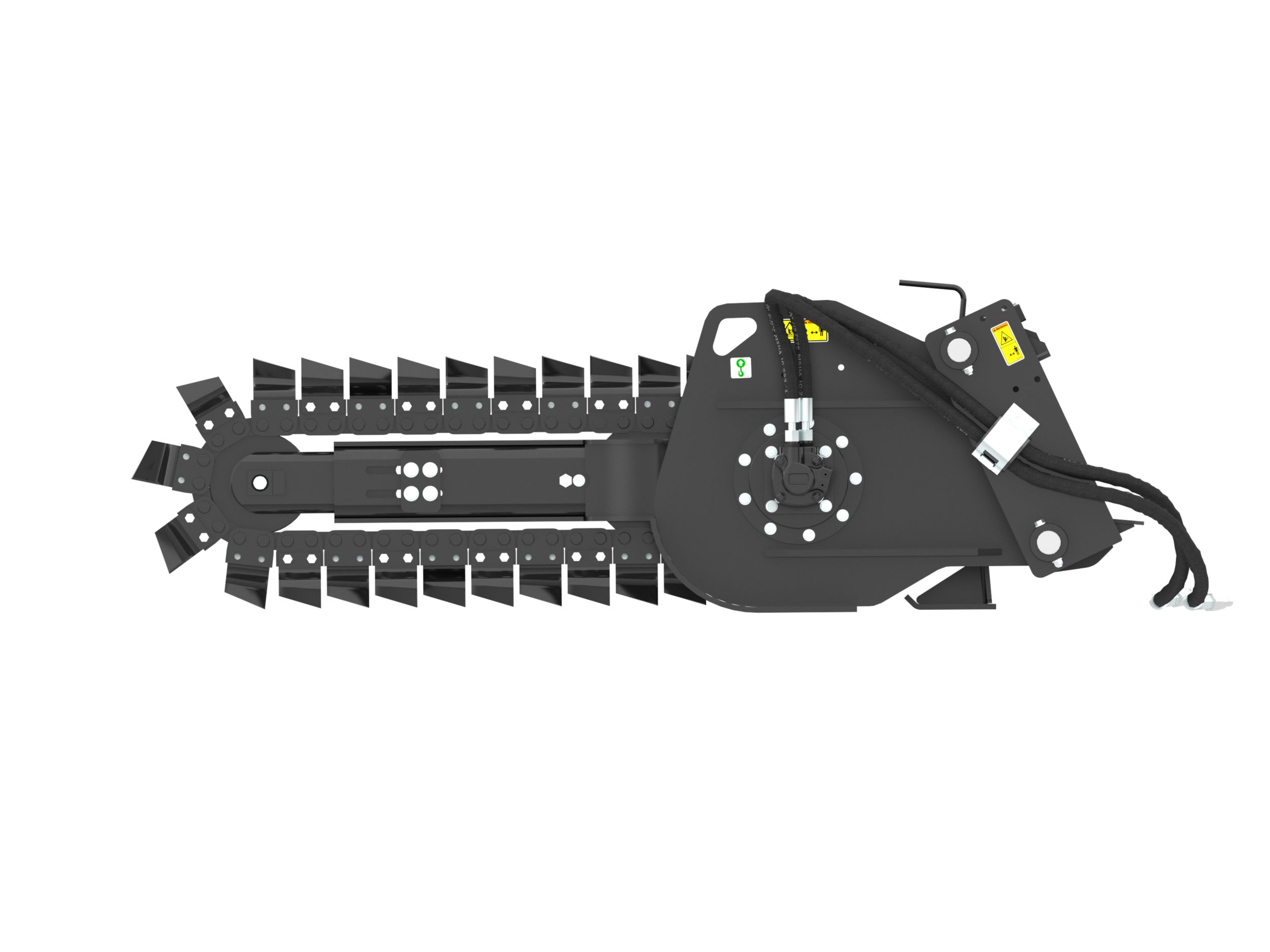 T109 Manual Trencher with standard teeth