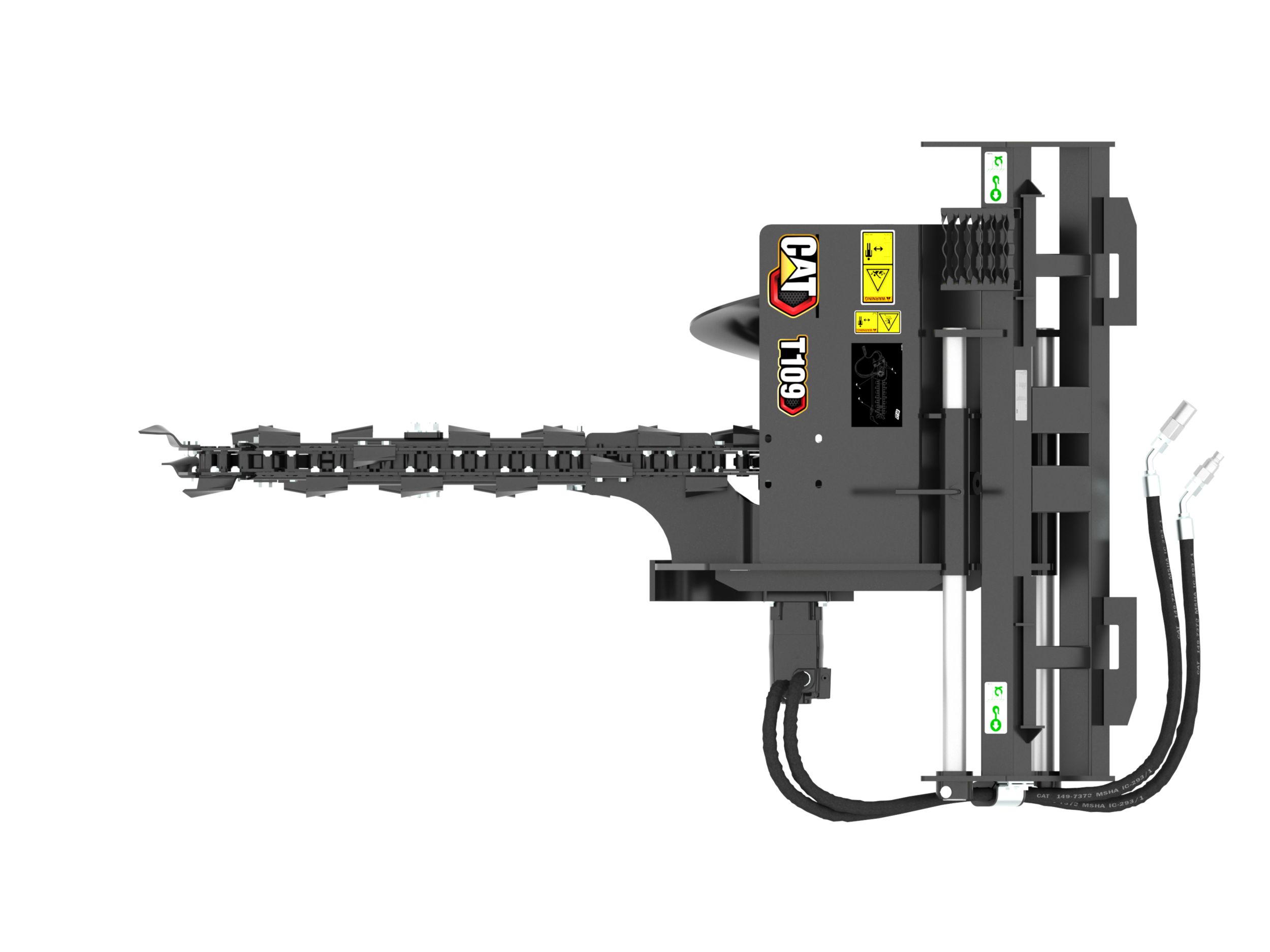 T109 Manual Trencher with standard teeth