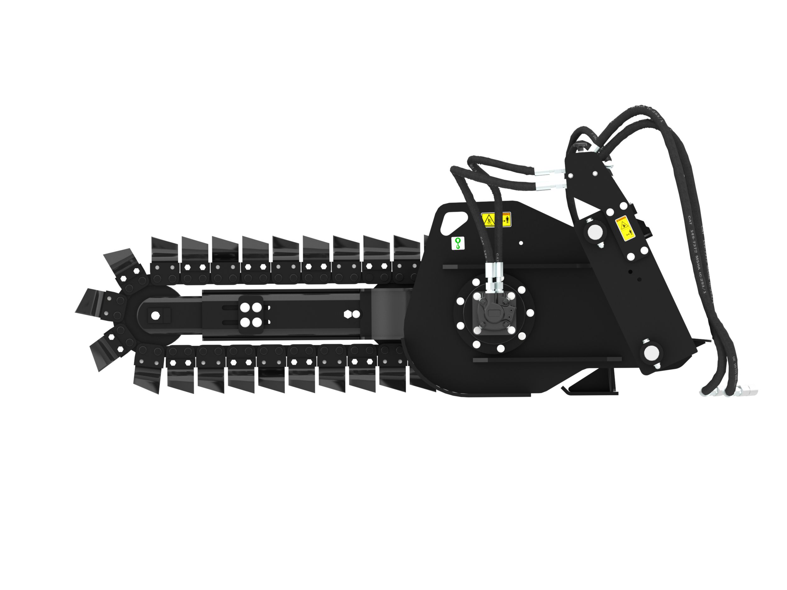 T109 Hydraulic Trencher with standard teeth