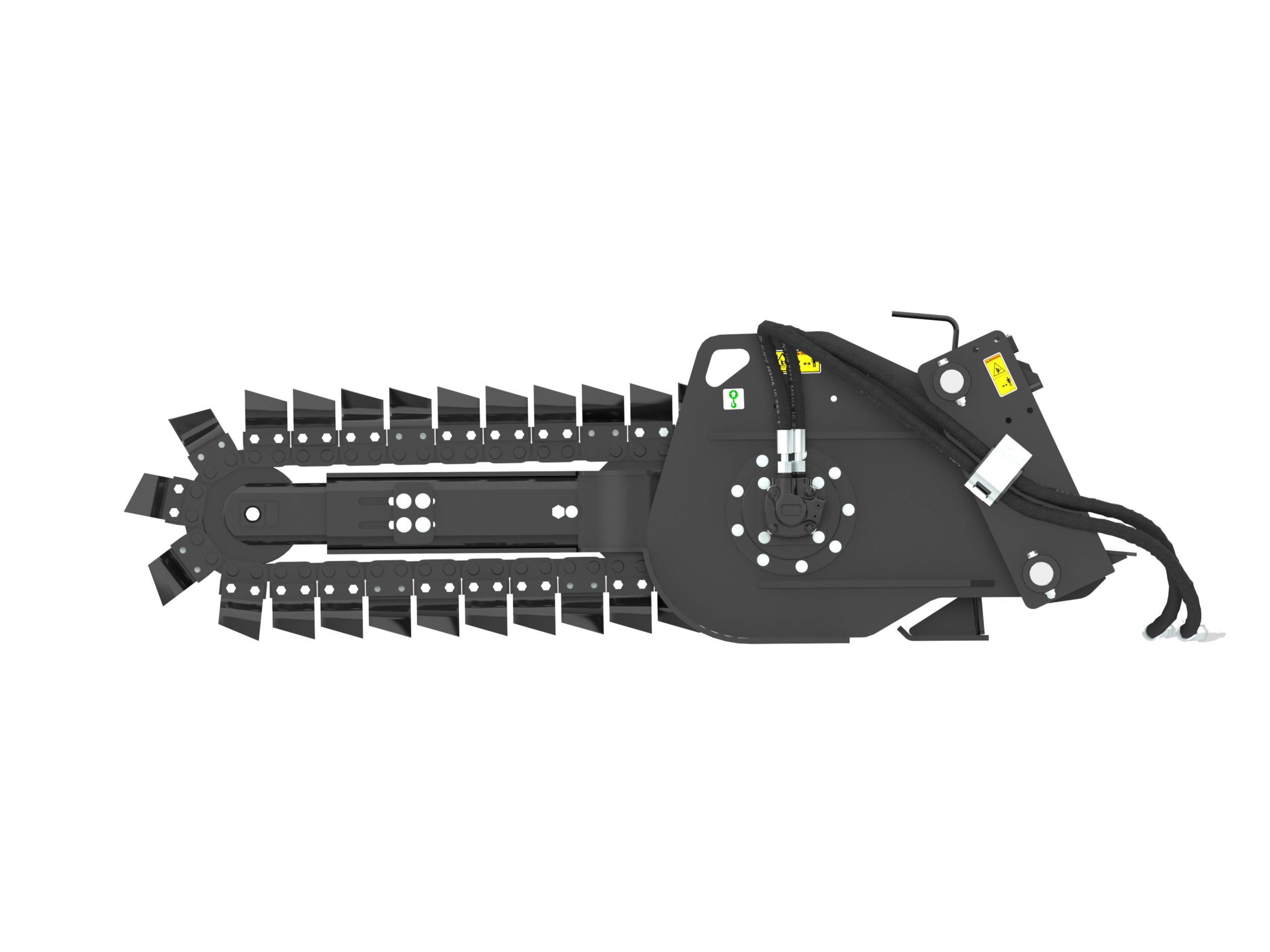 T109 Manual Trencher with standard teeth