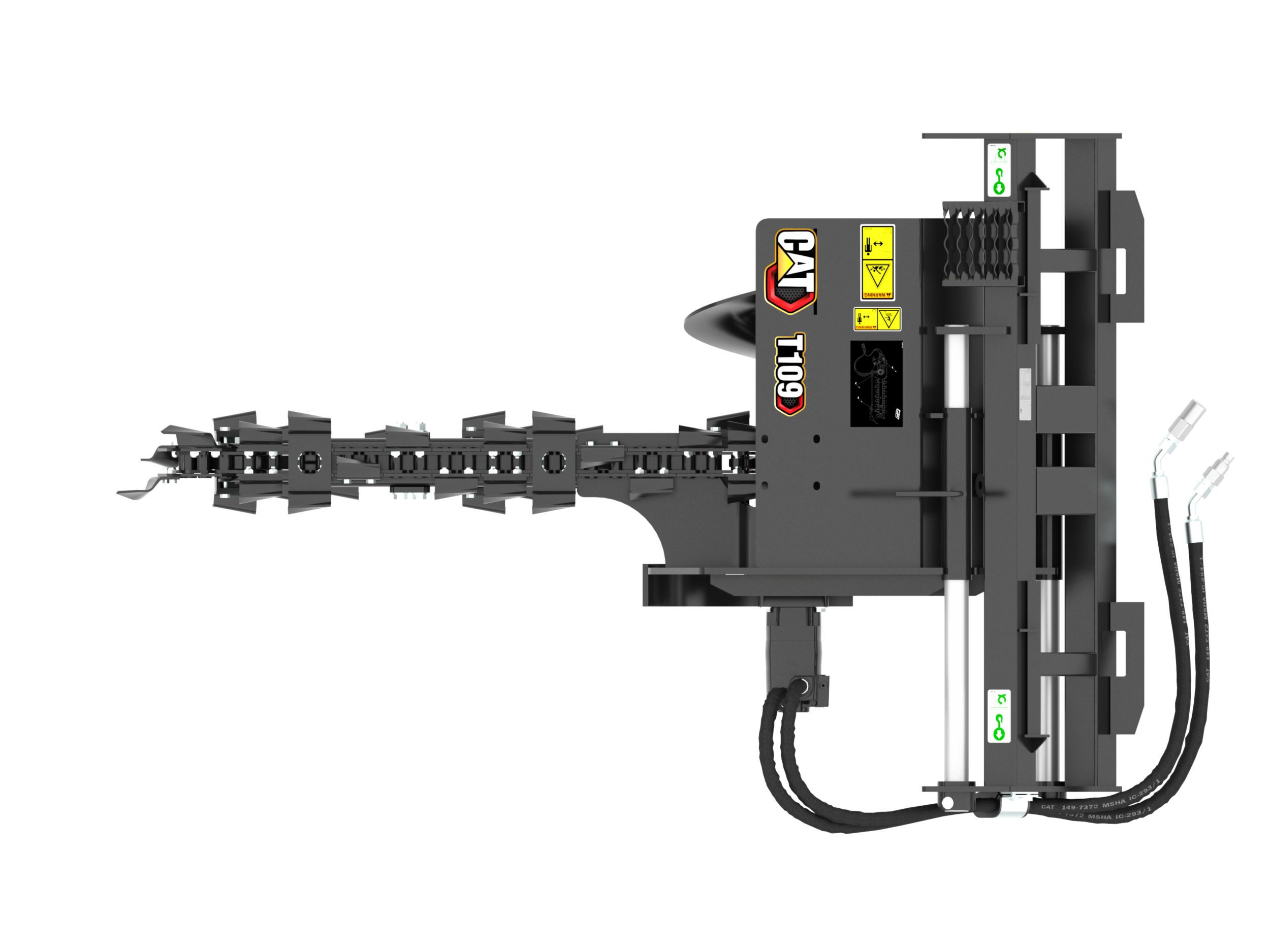 T109 Manual Trencher with standard teeth