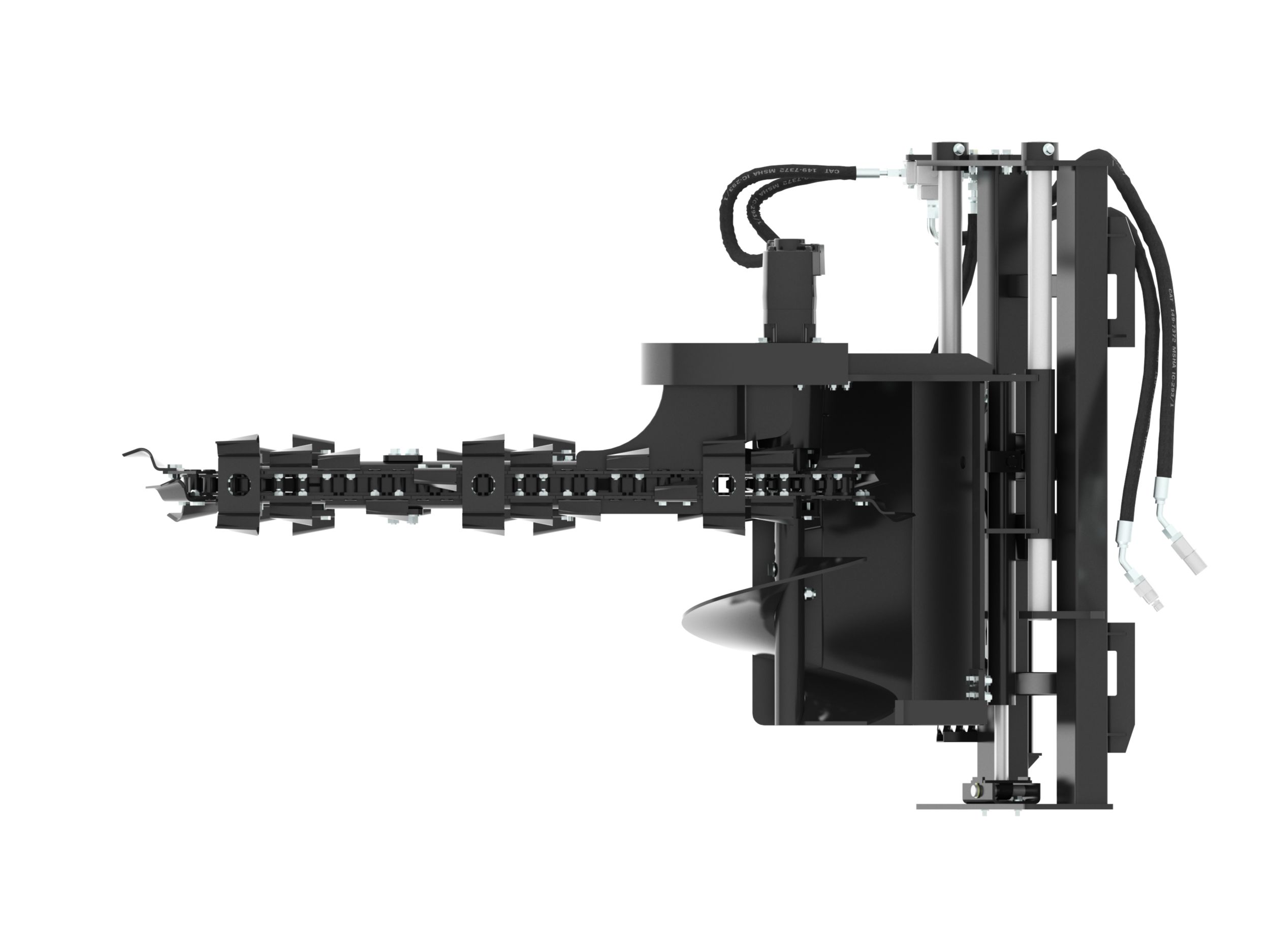 T109 Hydraulic Trencher with standard teeth