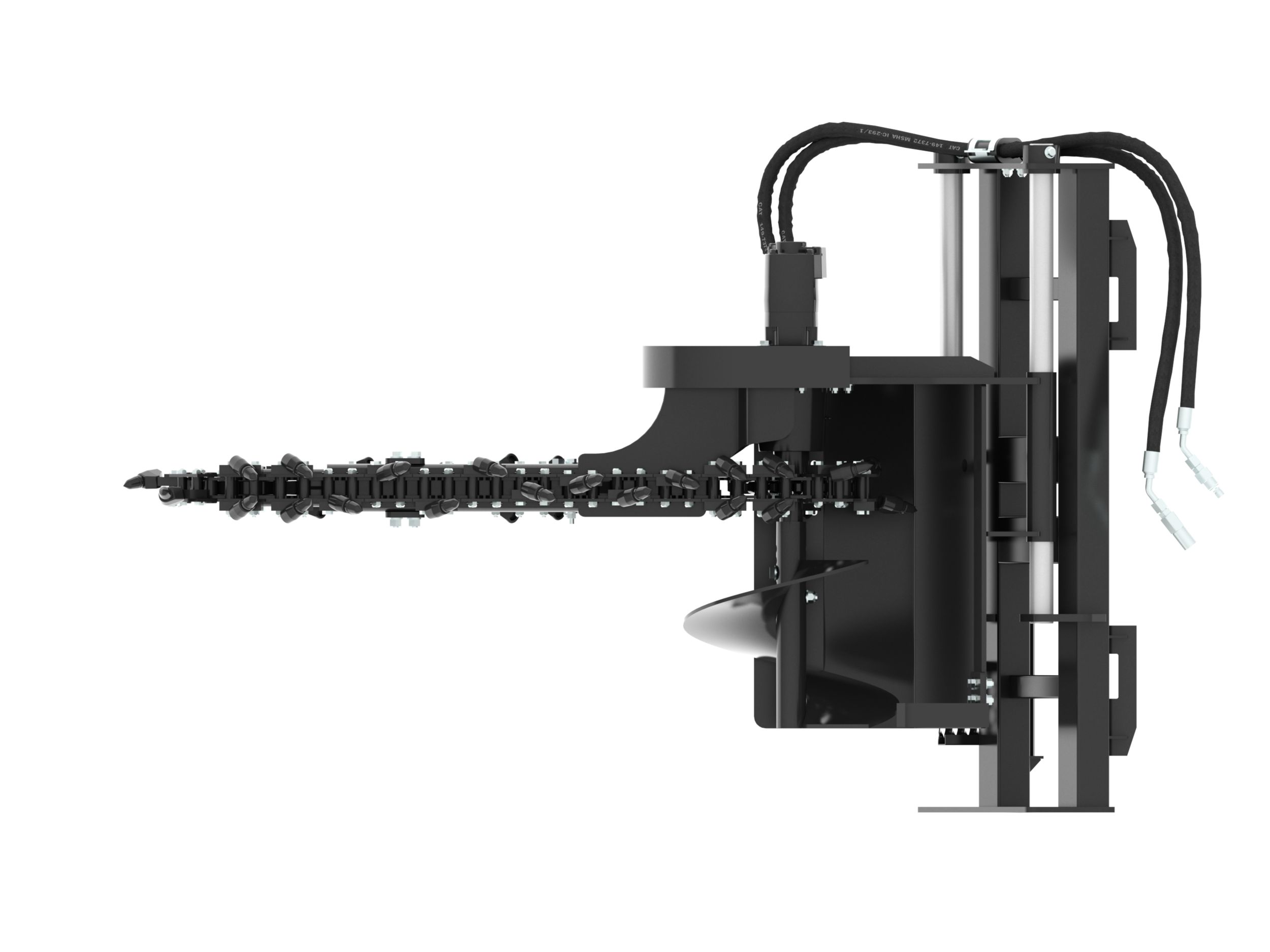 T109 Manual Trencher with rockfrost teeth