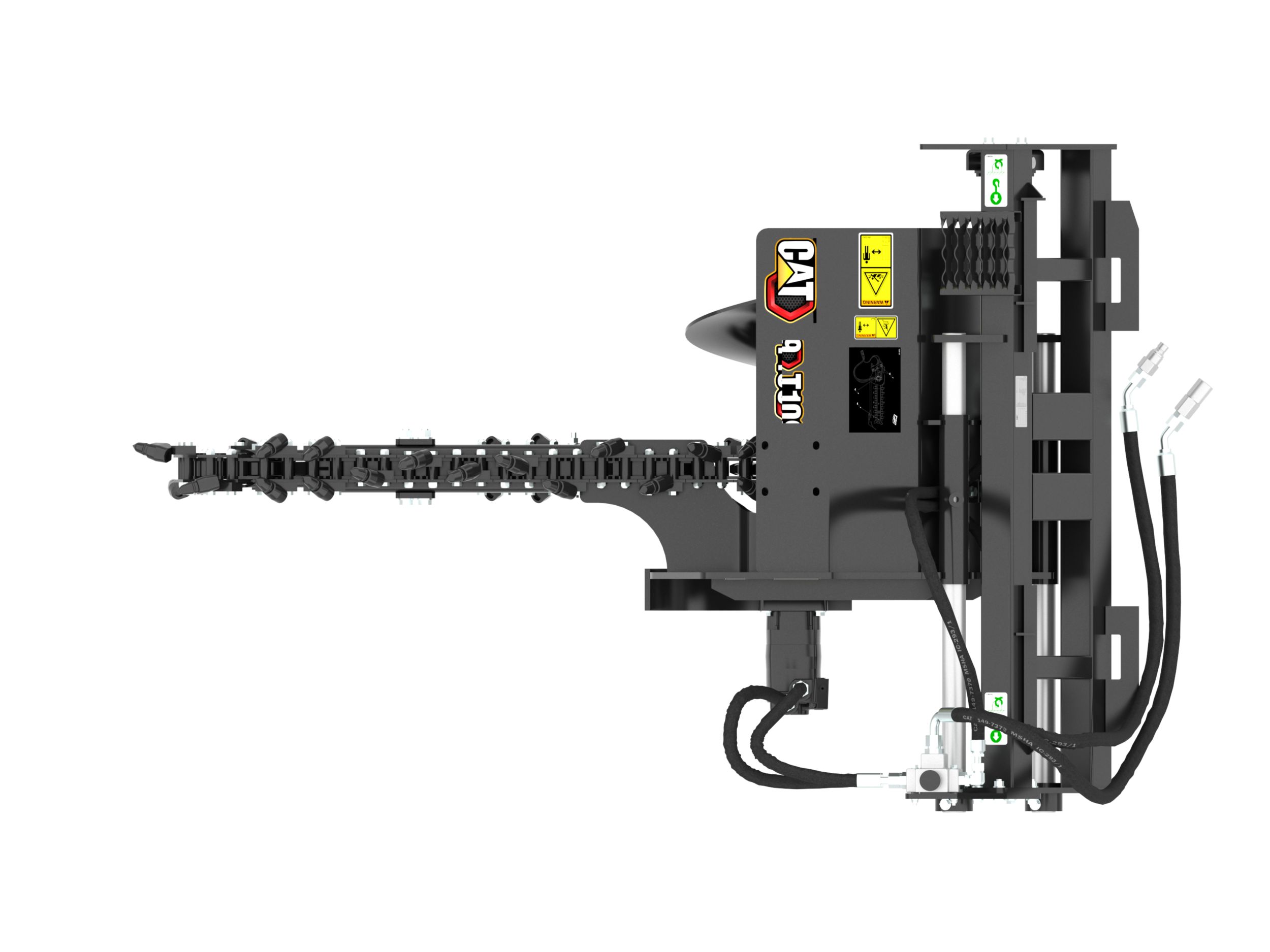 T109 Hydraulic Trencher with rockfrost teeth