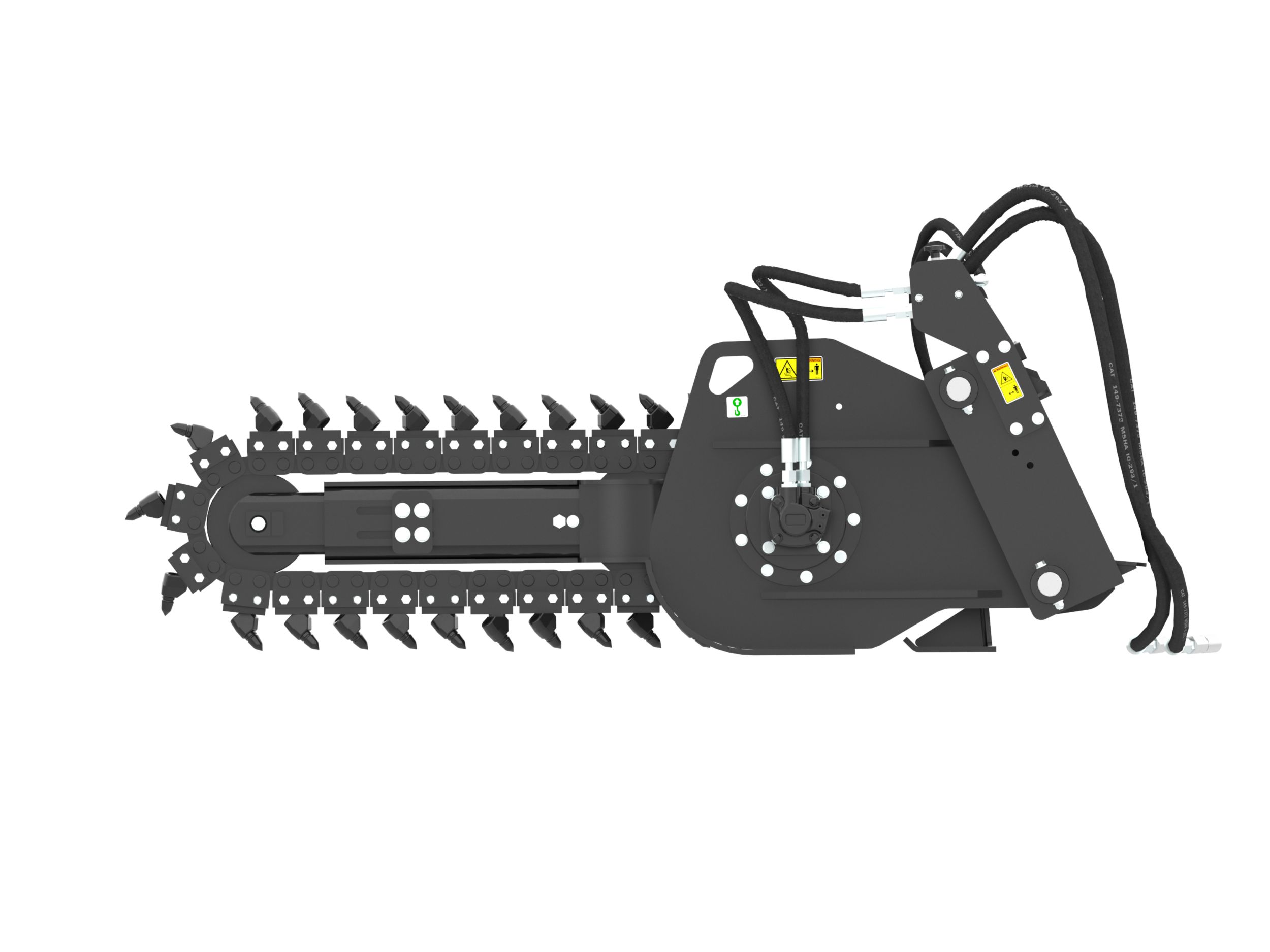 T109 Hydraulic Trencher with rockfrost teeth