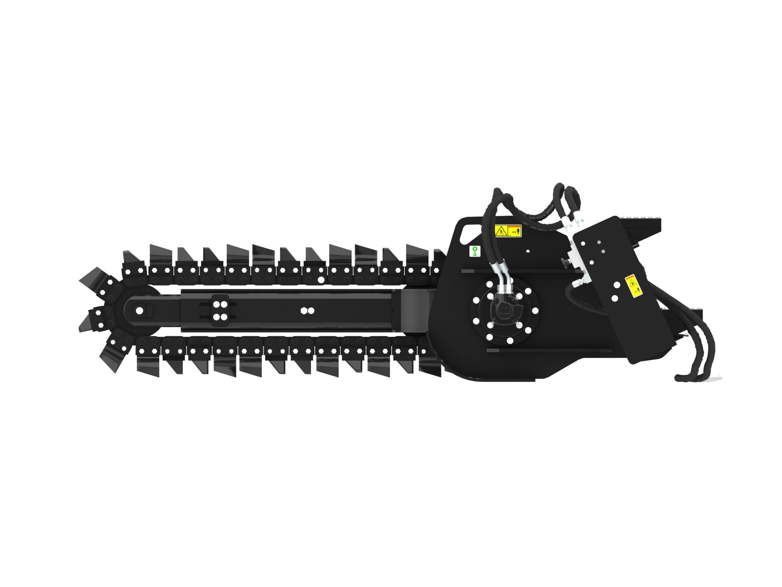 T112 Hydraulic Trencher with combo teeth