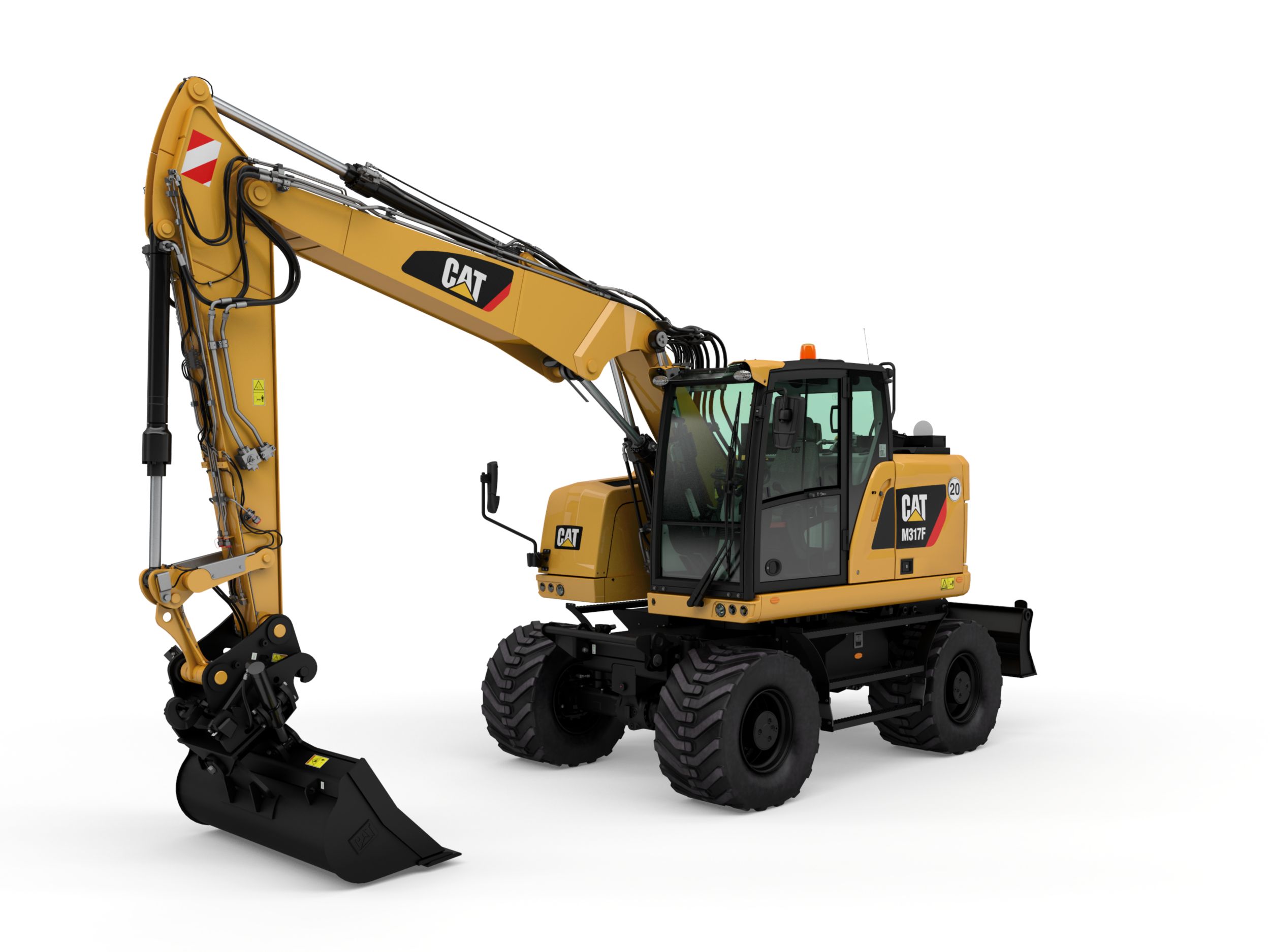 M317F Wheeled Excavator