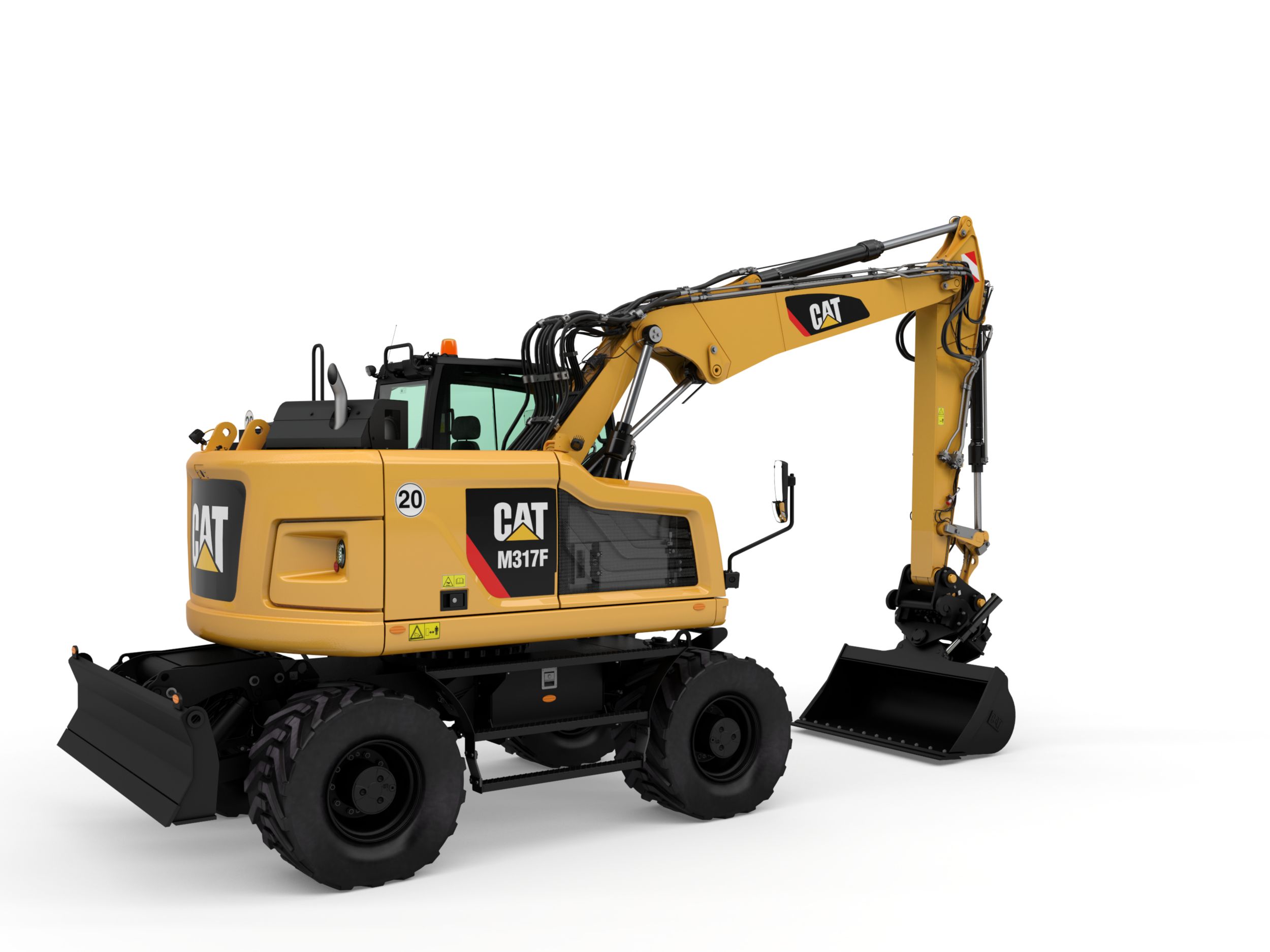 M317F Wheeled Excavator